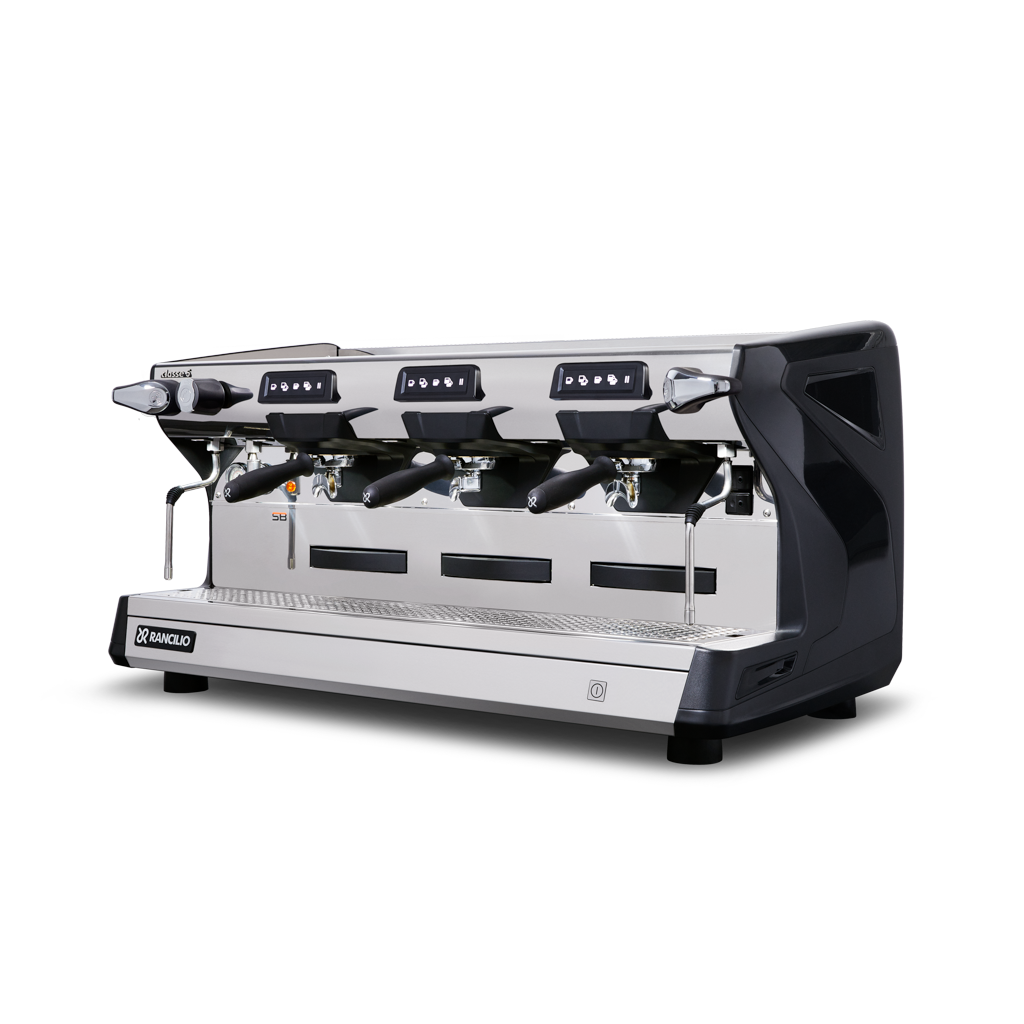 Rancilio - Classe 5 - 3 Group Tall Traditional Machine - BLACK