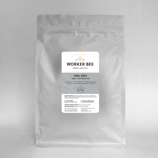 Earl Grey Whole Leaf Black Tea - Biodegradable Tea Bags (100)