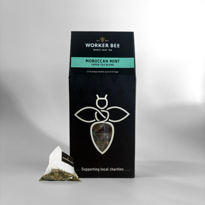 Moroccan Mint Green Tea - Biodegradable Tea Bags (15)