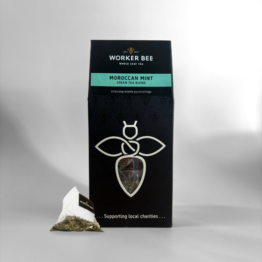 Moroccan Mint Green Tea - Biodegradable Tea Bags (15)