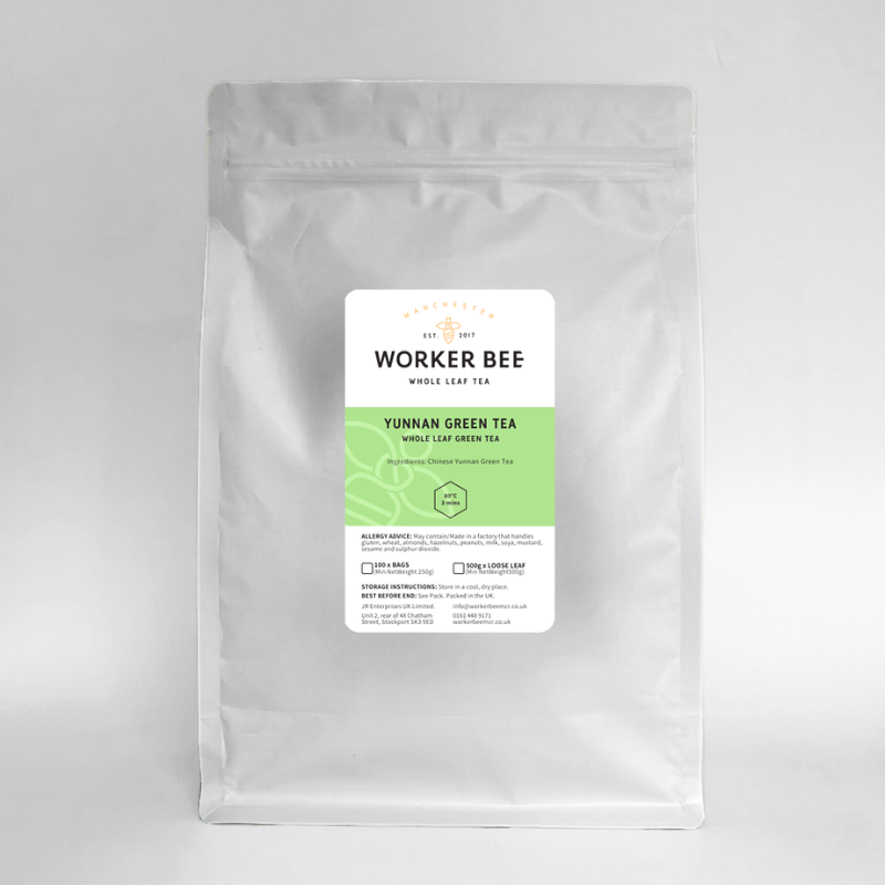Yunnan Green Tea -Biodegradable Tea Bags (100)