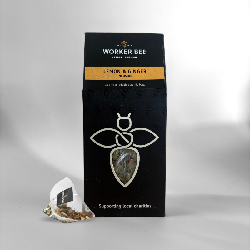 Lemon and Ginger Infusion - Biodegradable Tea Bags (15)