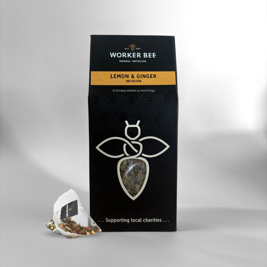 Lemon and Ginger Infusion - Biodegradable Tea Bags (15)