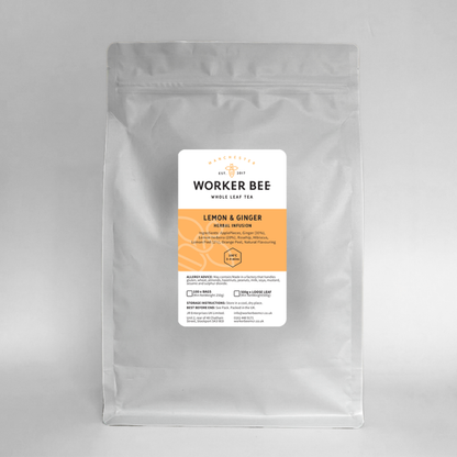 Lemon and Ginger Infusion - Biodegradable Tea Bags (100)