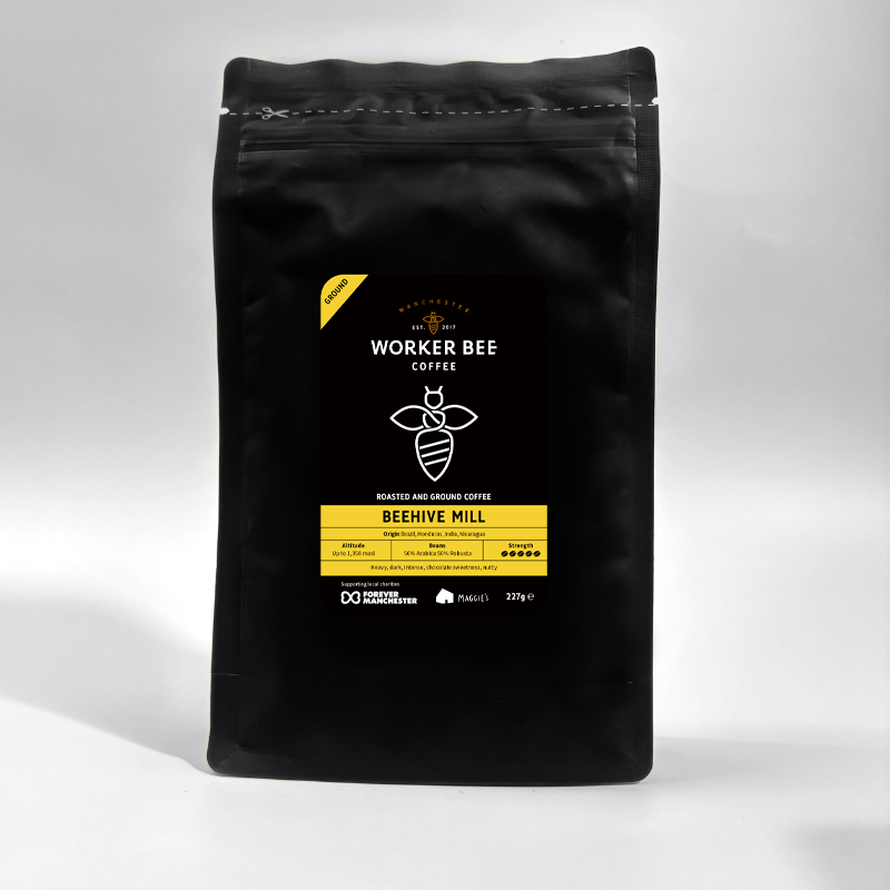 Beehive Mill Ground for Cafetiere & Filter 227g