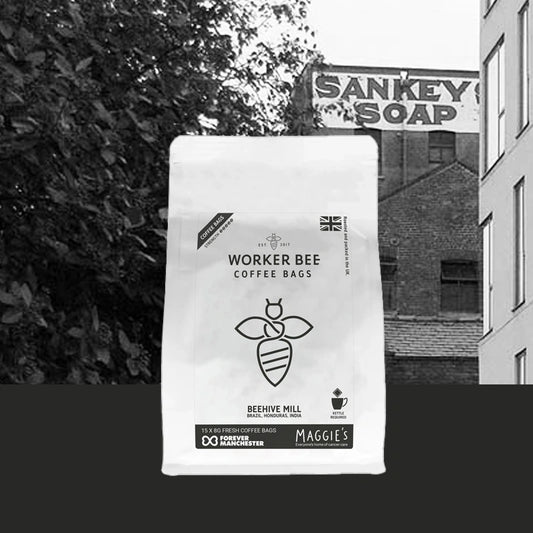Beehive Mill 50/50 Arabica/Robusta Coffee Bags. - 40 bags
