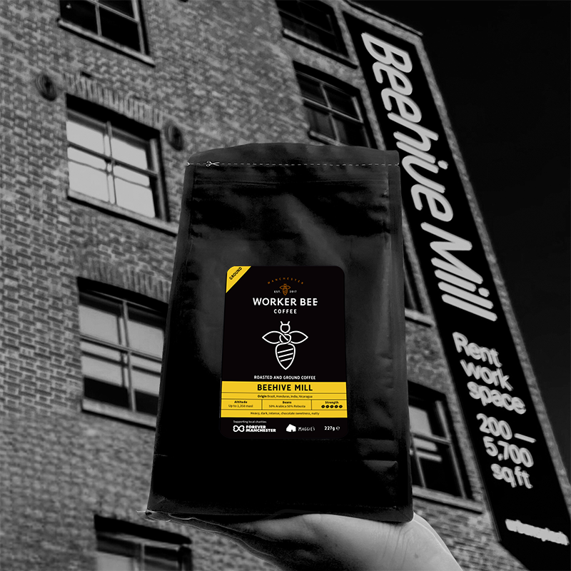 Beehive Mill Ground for Cafetiere & Filter 227g