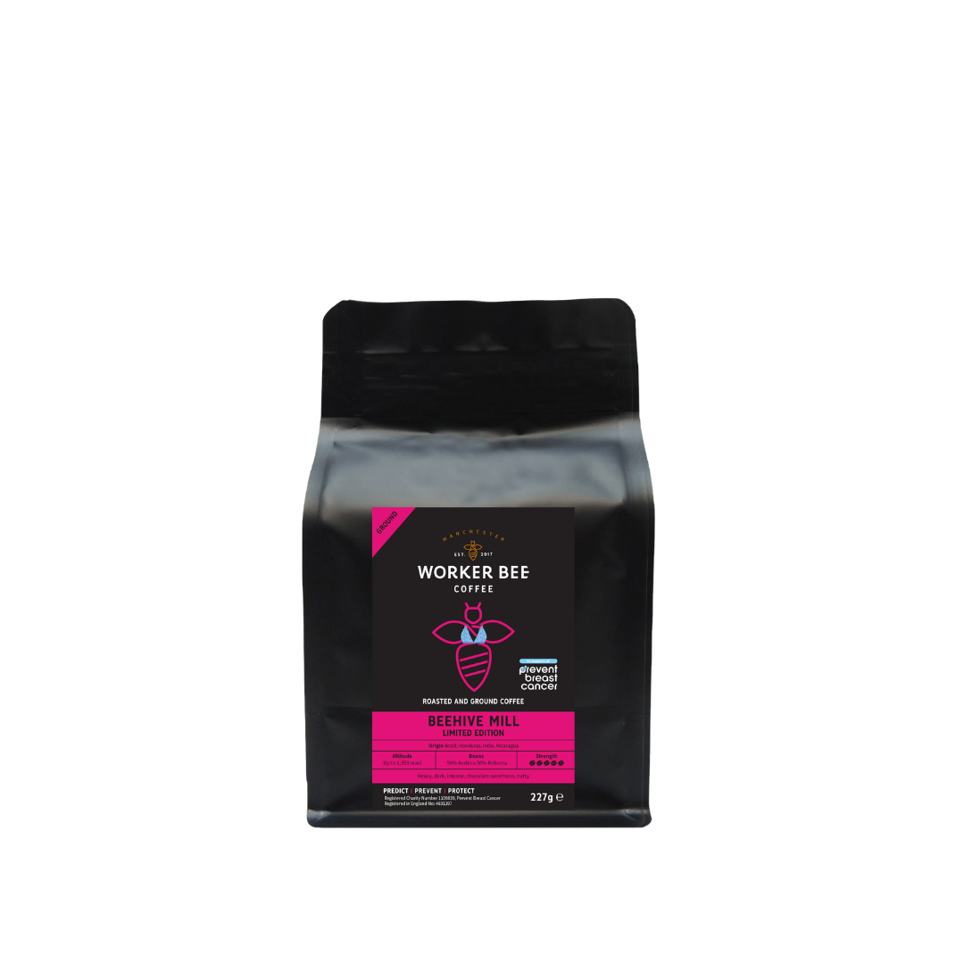 Limited Edition Prevent Breast Cancer Beehive Mill Coffee