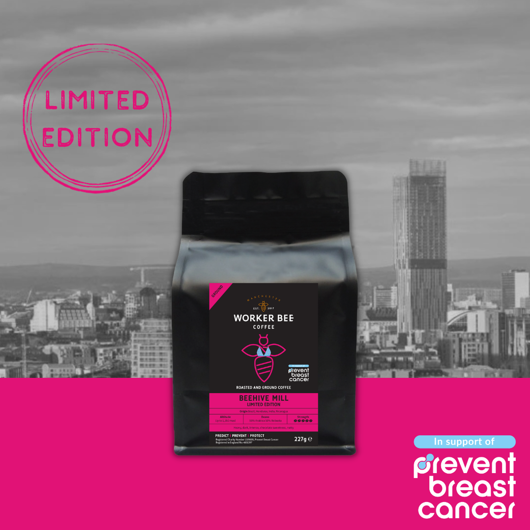 Limited Edition Prevent Breast Cancer Beehive Mill Coffee