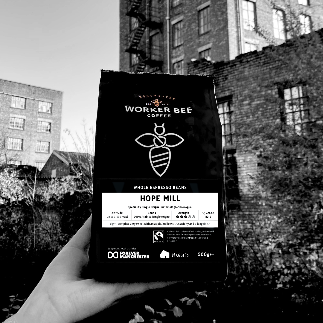 Hope Mill Guatemalan Single Origin Speciality Espresso Coffee Beans 500g