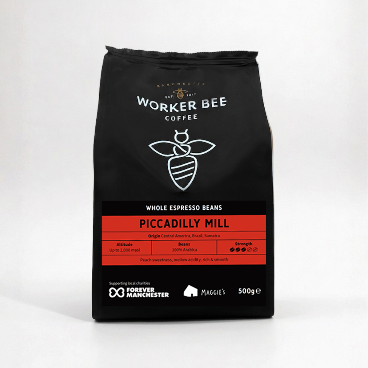 Piccadilly Mill Espresso Coffee Beans 500g