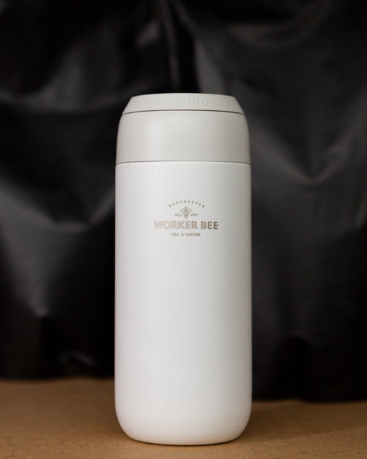 Worker Bee Chilly's Reusable Cup - White (16oz)