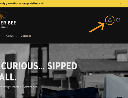 Create/log in to account