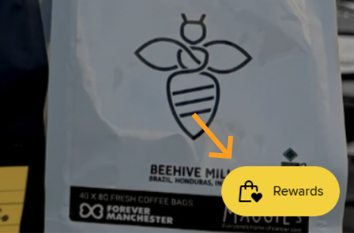 click on the rewards button