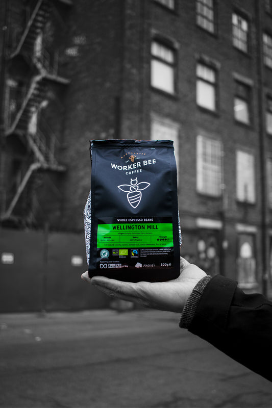 Organic Wellington Mill Espresso Coffee Beans 500g